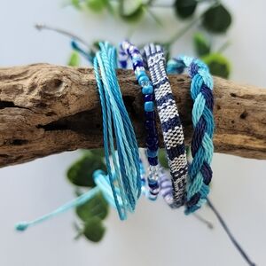 Bohemian style stackable bracelet set